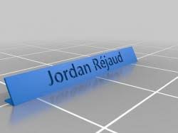 Desk name plates glass partition plate holder nameplate names make it yourself silver address signs money. Free Desk Name Plate Template 3d Models Stlfinder