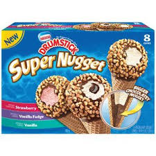 Drumstick Super Nugget Strawberry Vanilla Fudge Vanilla Frozen Dairy Dessert Cones Variety Pack 8 Ct Box Walmart Com Dairy Desserts Vanilla Fudge Snacks