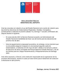 Horario de votación y en qué locales puedo votar. Gobierno Culpa Al Servel Por No Usar Estadio Nacional Para Votacion
