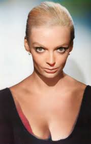 Barbara Steele in the horror film Curse Of The Crimson Altar (1968).