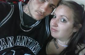 Me n my husband Happy birthday baby.