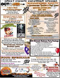 October Calendar Specials For The Great Escape In Langley Bc Wow 2 Contests To Win Tickets To See La Themed Birthday Cakes October Calendar Special Recipes