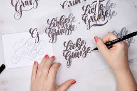 Letter Lovers Papier Liebe Zu Gast Im Lettering Interview Lettering Stempel Selbst Gestalten Handschrift