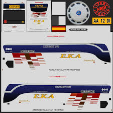 Livery Bus Eka Hd Jernih Livery Bus