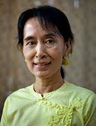 Protesters in yangon, myanmar, in february with a. Aung San Suu Kyi Biography Nobel Prize Facts Britannica
