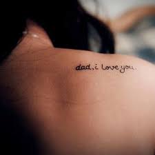This amazing necklace puts your love in a nanotechnology love stone, show i love you in 100 different languages, give surprise to who you love. 12 Darling Dad Tattoo Designs