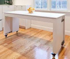 The table is, in fact, nothing but an extension. Portable Kitchen Islands They Make Reconfiguration Easy And Fun Mobile Kitchen Island Portable Kitchen Island Kitchen Island On Wheels