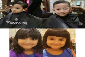 Contoh model baju atasan muslimah 2018 terbaru original. Ubah Gaya Rambut Anak Anda Agar Tampil Bergaya Dan Stylo Di Nang Surya Make Up Hairworks The Malaya Post