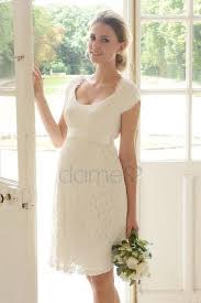 Mother bee maternity women's 3/4 sleeve dress with pockets $27.95. Kurze Weisse Kleider White Lace Maternity Dress White Short Dress Pregnant Wedding Dress