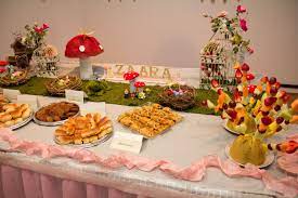 Buffet Table Fairy Theme Birthday Party Birthday Party Themes Buffet Table