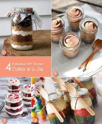 Cake Jar Favors That Are Made At Home Creative And Fun Wedding Ideas Made Simple Diy Cake Wedding Crafts Diy Cake In A Jar