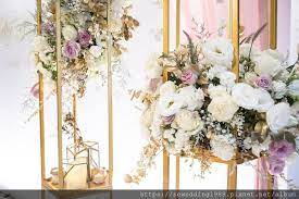 婚禮佈置 幾何高架花婚禮 君悅飯店 小殼手作設計shellisa design 痞客邦 decor table decorations wedding decorations