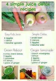 4 Homemade Detox Juices Easy Juice Recipes Detox Juice Healthy Juice Recipes