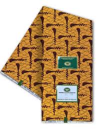 Vlisco celebrated this historic moment with a commemorative design on fabric. Vlisco