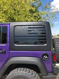 Back Glass Matte Black American Flag Window Decal Pin By Tvcj572 On Jeep Life Jeep Jeep Wrangler Hard Top Purple Jeep