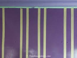 Peel off the tape while the paint is still wet. Multi Colored Stripes How To Paint Vertical Stripes On A Wall