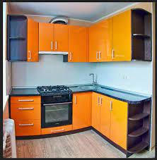 مطبخ المنيوم زاوية بالوان حديثة الوميتال