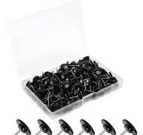 Tutuviw Clear Push Pins, Plastic Thumb Tacks for Wall, Wall Tacks for  Hanging, Standard Clear Plastic Head and Steel Point Push Pins for Cork ...