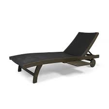 The beautiful design of this stylish rattan chaise lounge makes it unique. Banzai Wicker And Wood Outdoor Chaise Lounge Set Of 2 By Christopher Knight Home On Sale Overstock 24262144 Gray Gray Finish