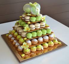 Piece Montee Piece Montee Choux Et Macarons Piece Montee Gateau Savoureux