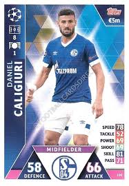 Find out all the results from the draw, who real madrid will have to play in its quest for a fourth straight title and who we see advancing. 100 Daniel Caligiuri Fc Schalke 04 Champions League 18 19 Football Cards Direct