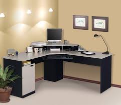 Black And White Computer Table Design Grey And Black Modern Home Office Furniture Google Search Escritorio En El Dormitorio Casa Muebles Oficina En El Hogar