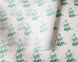 Custom printed greaseproof