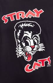 Quadro stray cats (logo) no elo7 | artemágika (4e4328). Stray Cats T Shirt Sourpuss Clothing