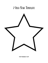 Diy number stencils for crafts, painting and other learning. Star Template Printables Large Small Star Stencils Party Bright