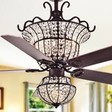 52 wethington 5 blade ceiling fan with remote light kit included. Warehouse Of Tiffany Cfl 8154br Charla 4 Light Crystal 5 Blade 52 Inch Chandelier Ceiling Fan Optional Remote 2 Color Option Blades