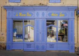 La Maison Bleue Provence France Decor Facade
