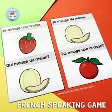 French Speaking Game Similar To J Ai Qui A For French Immersion Speaking Games French Games French Immersion