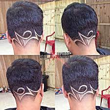 Haircut with design in the back. Men S Hair Haircuts Fade Haircuts Short Medium Long Buzzed Side Part Long Top Short Sides Hair Shaved Hair Designs Haircut Designs Short Hair Styles
