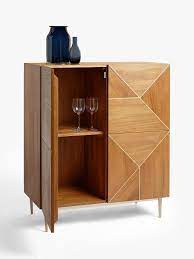 John Lewis Partners Swoon Mendel 2 Door Storage Cabinet Brown Storage Cabinet Door Storage Exclusive Furniture