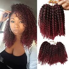 Afro kinky curly human hair ponytail extensions drawstring human hair pony tail. Amazon Com Flyteng Marlybob Kinky Curl Crochet Braids Hair Extensions 6 Packs Lot Synthetic Crochet Braiding Hair For Women Tbug Beauty