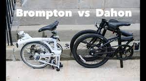 Von 2011 bis 2013 war die dahon north america inc. Dahon Vs Brompton Folding Bike Which Is The Best Youtube