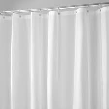 It doesn't give off unpleasant chemical odors like vinyl, pvc or plastic ones. 5 5 Gauge Shower Curtain Liner Stall 54 Inch By 78 Inch Frost Idesign