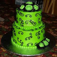 Black And Green Wedding Cake Pin By Julie Anderson On Wedding Green Wedding Cake Lime Green Weddings Green Cake