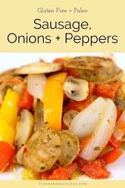 Clean Eating Sausage Peppers Onions Recipe In 2020 Stuffed Peppers Fall Recipes Healthy Healthy Dinner Recipes