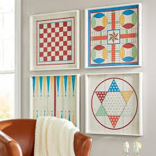 Backgammon Game Board Tray Gaming Wall Art Board Game Room Game Room Decor