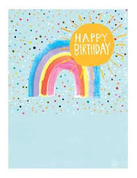 Rainbow Happy Birthday Card Waterstones Unsplash has the best happy birthday images. rainbow happy birthday card