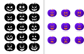 Download Halloween Pumpkin Template Graphic By Ngabeivector Creative Fabrica PSD Mockup Templates