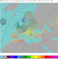 meteorological charts analysis forecast north atlantic europe