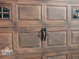 Ever wanted to build your own? Faux Wood Garage Door Tutorial Prodigal Pieces