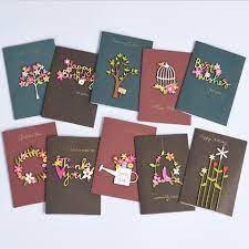 Designed using supplies mainly by stampin' up; 1pcs Handmade Thank You Card Cute Happy Birthday Greeting Cards With Wooden Decoration Sweet Greeting Buy At The Price Of 0 75 In Aliexpress Com Imall Com