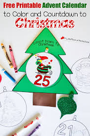 This super simple diy advent calendar includes all of the free printables you need to help your kids click here to download the free printable advent calendar numbers! Free Printable Advent Calendar For Kids To Color And Countdown To Christmas