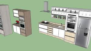 Large Preview Of 3d Model Of Torre Cozinha Kitchen Models Scandinavian Kitchen Design Kitchen 3d Model