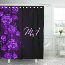 We did not find results for: Suttom Flowers Monogram And Purple Roses On Black Floral Elegant Shower Curtain 66x72 Inch Walmart Com In 2021 Elegant Shower Curtains Dark Purple Bathroom Purple Bathrooms