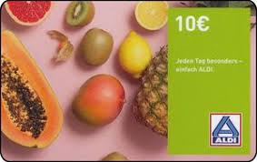 Combine the thoughtfulness of a gift card with Gift Card Fruits Aldi Germany Federal Republic Food Col D Aldi 002