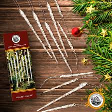 Alibaba.com offers 1,703 christmas decorations icicles products. Twisted Clear Glass Icicle Christmas Ornaments For Christmas Trees Set Of 24 Icicles Christmas Tree Decorations Christmas Tree Ornaments Perfect For White Or Silver Crystal Winter Frost Look Amazon Ca Home